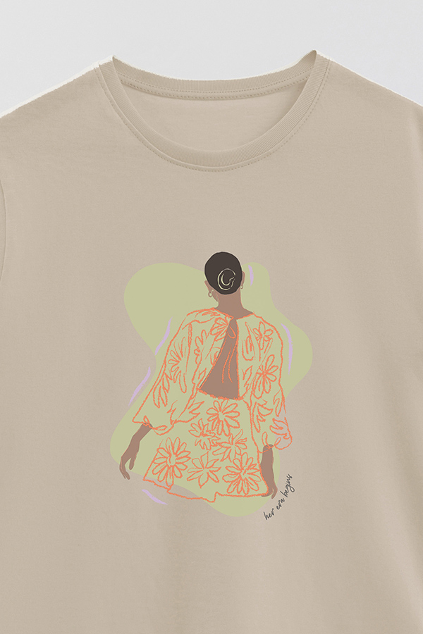 REMERA BASICA ESTAMPADA WC HER ERA BEGINS