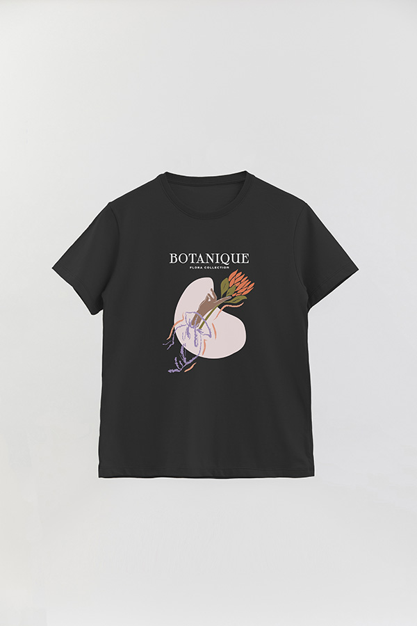 REMERA BASICA ESTAMPADA WC BOTANIQUE