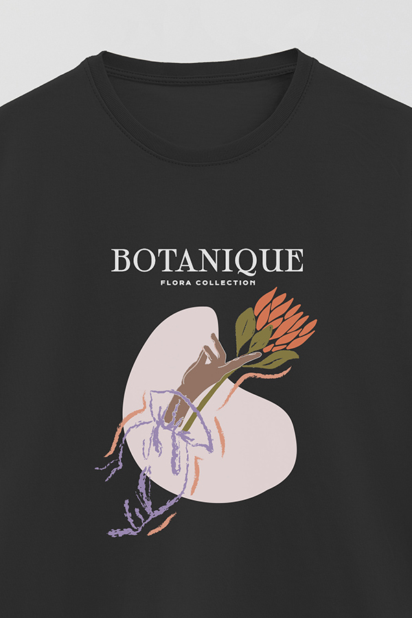 REMERA BASICA ESTAMPADA WC BOTANIQUE