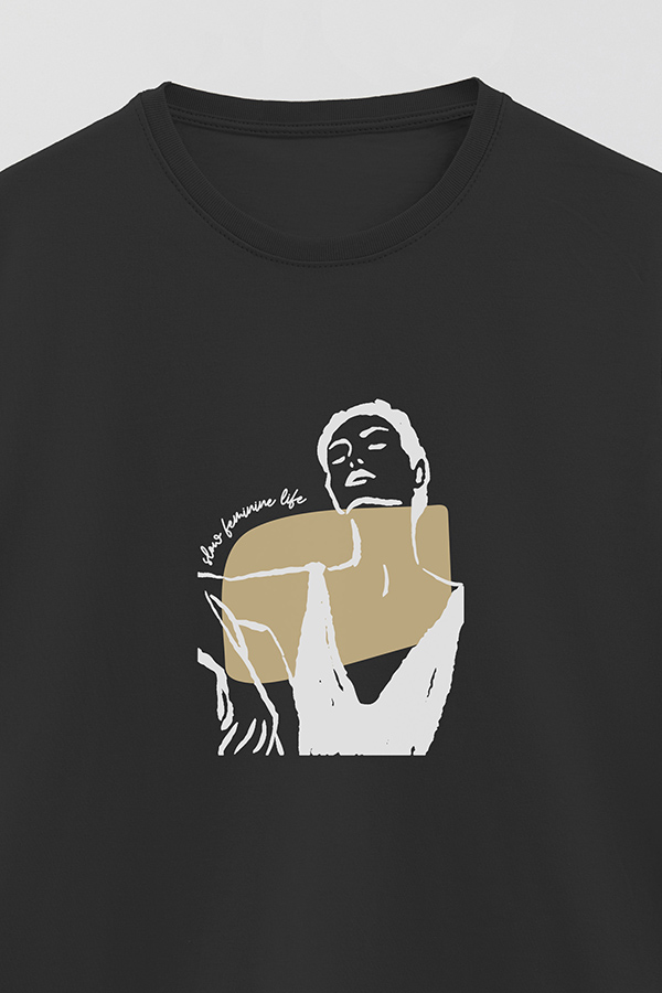 REMERA BASICA ESTAMPADA W SLOW FEMENINE