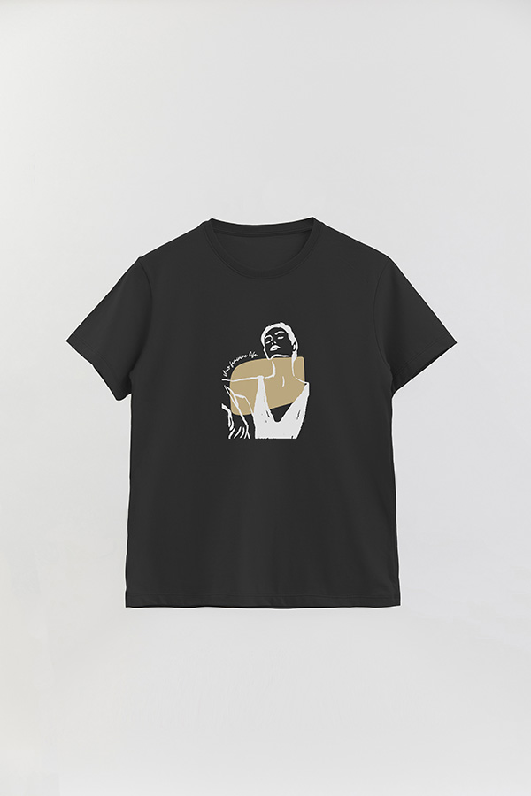 REMERA BASICA ESTAMPADA W SLOW FEMENINE