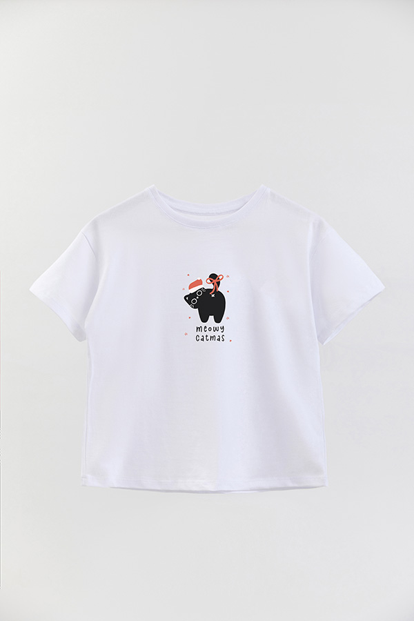 REMERA GIRL OVER JINGLE CAT 14