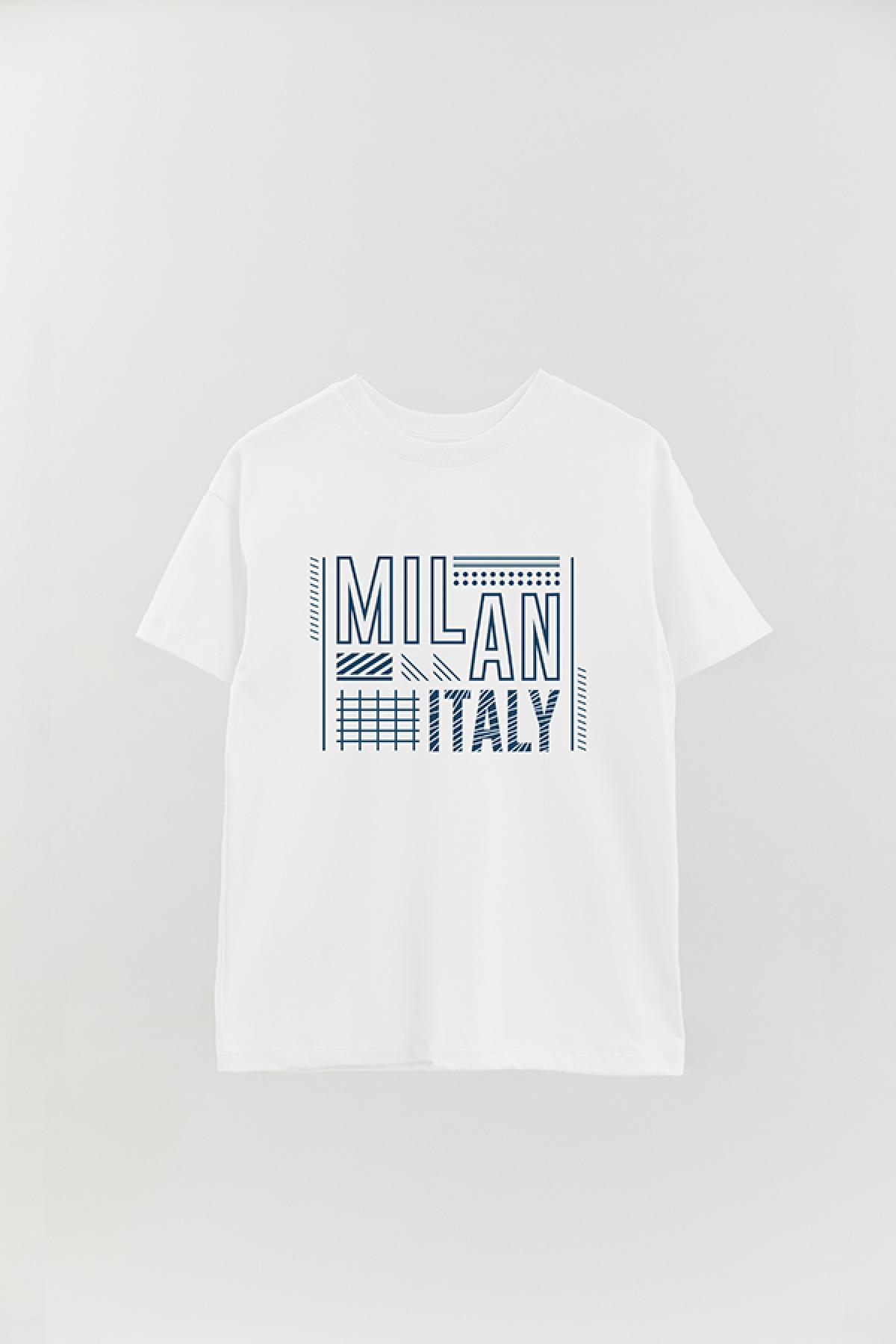 REMERA OVER ESTAMPADA CT MILAN ITALY