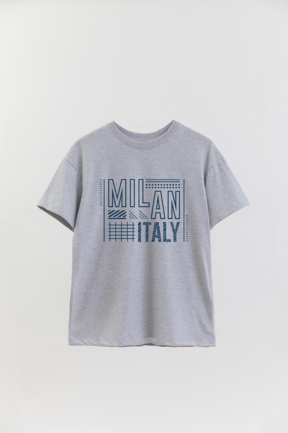 REMERA OVER ESTAMPADA CT MILAN ITALY