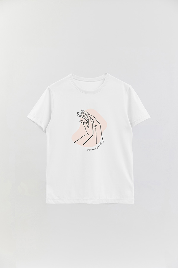 REMERA BASICA ESTAMPADA W SAFE INSIDE