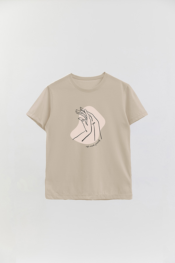REMERA BASICA ESTAMPADA W SAFE INSIDE