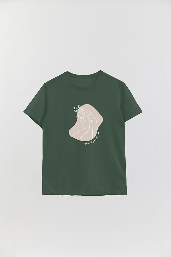 REMERA BASICA ESTAMPADA W SAFE INSIDE