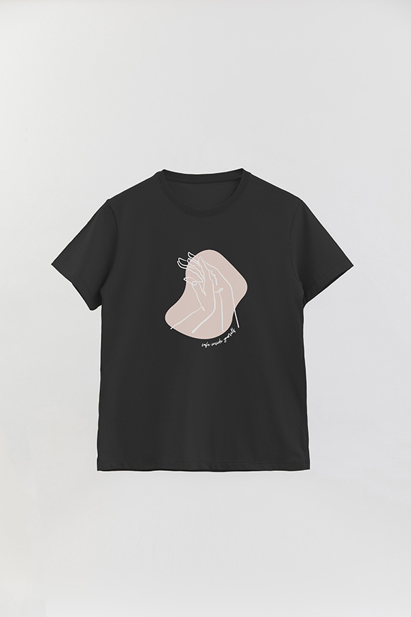 REMERA BASICA ESTAMPADA W SAFE INSIDE