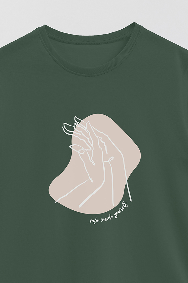 REMERA BASICA ESTAMPADA W SAFE INSIDE