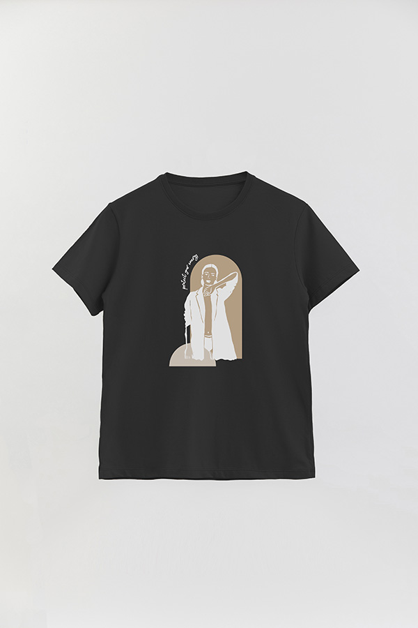 REMERA BASICA ESTAMPADA W PROTECT YOUR ENERGY