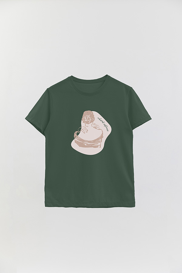 REMERA BASICA ESTAMPADA W NATURAL SOFTNESS