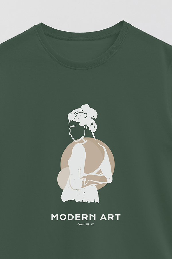 REMERA BASICA ESTAMPADA W MODERN ART 31