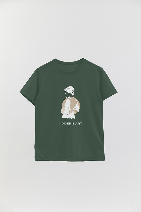 REMERA BASICA ESTAMPADA W MODERN ART 31