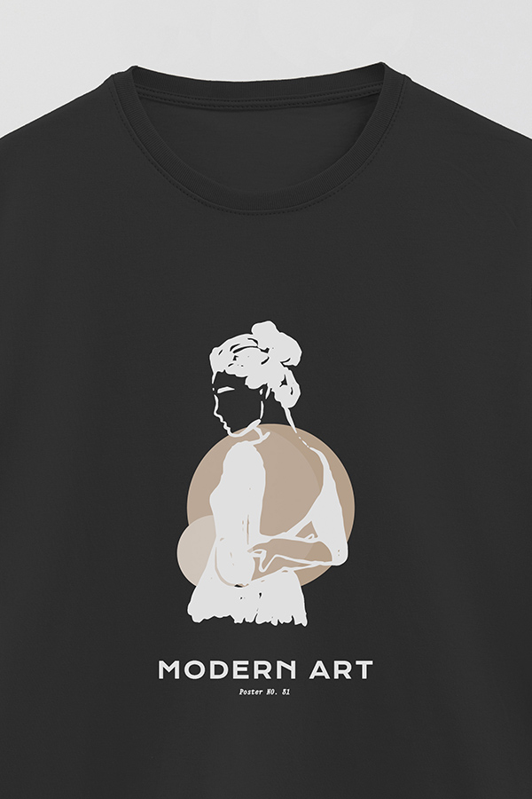 REMERA BASICA ESTAMPADA W MODERN ART 31