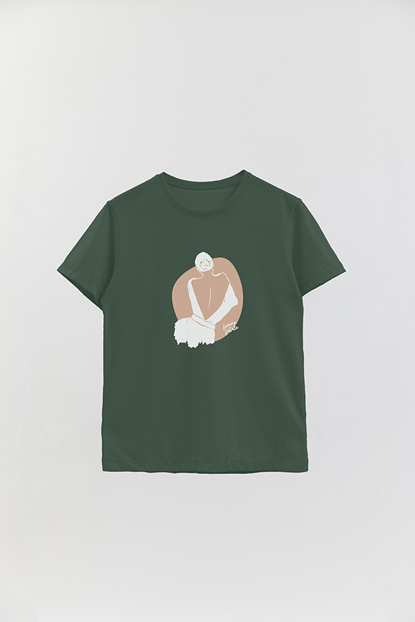 REMERA BASICA ESTAMPADA W FEMME FATALE
