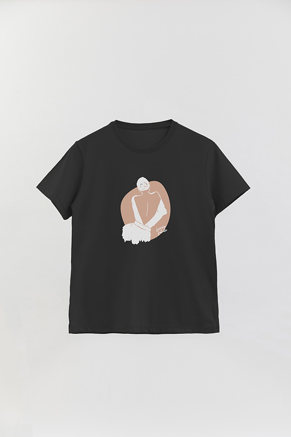 REMERA BASICA ESTAMPADA W FEMME FATALE