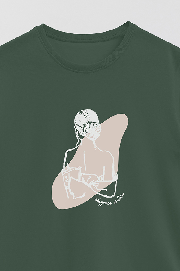 REMERA BASICA ESTAMPADA W ELEGANCE WITHIN