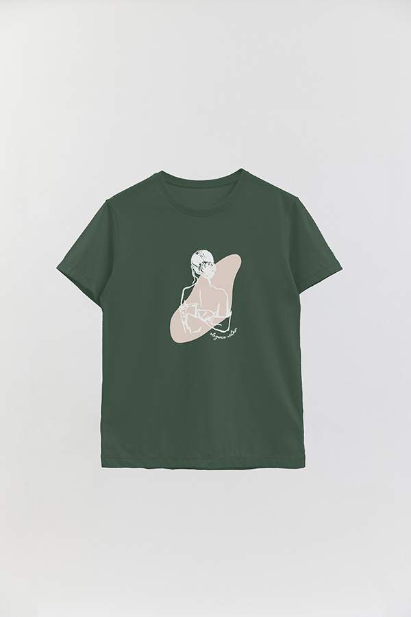 REMERA BASICA ESTAMPADA W ELEGANCE WITHIN