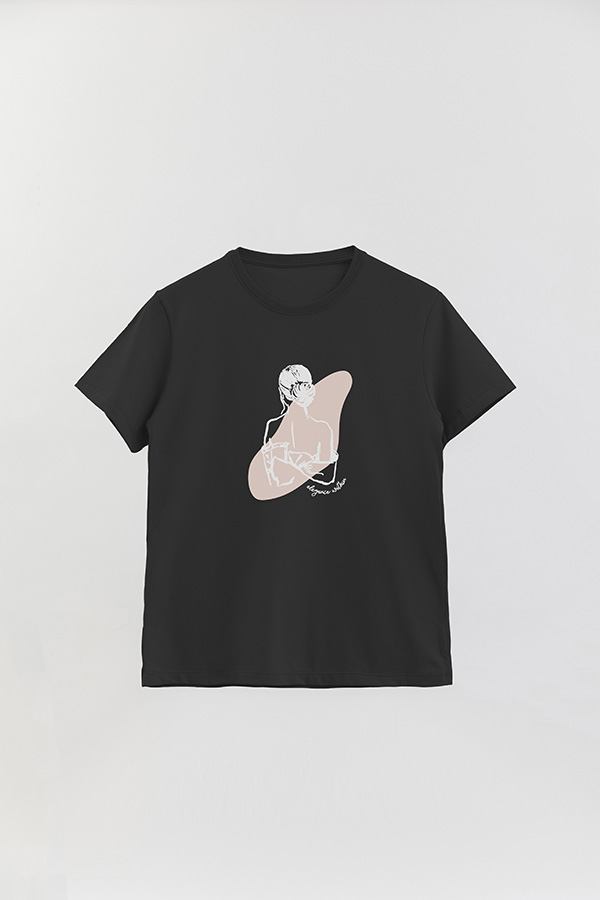 REMERA BASICA ESTAMPADA W ELEGANCE WITHIN