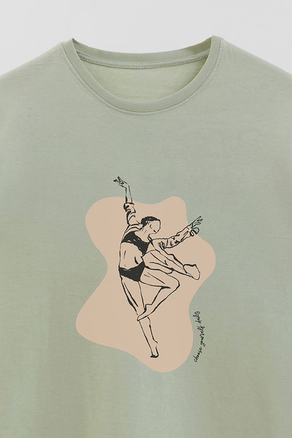 REMERA BASICA ESTAMPADA W CHOOSE YOURSELF