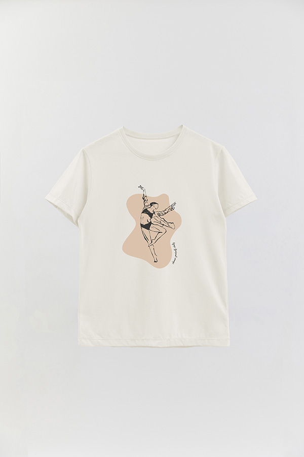 REMERA BASICA ESTAMPADA W CHOOSE YOURSELF