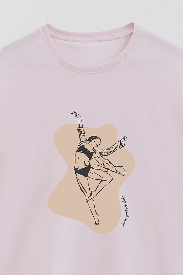 REMERA BASICA ESTAMPADA W CHOOSE YOURSELF