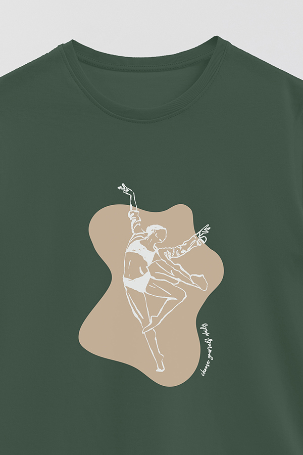 REMERA BASICA ESTAMPADA W CHOOSE YOURSELF