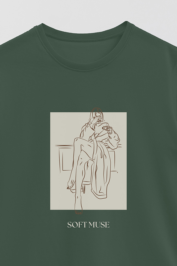 REMERA BASICA ESTAMPADA SOFT MUSE