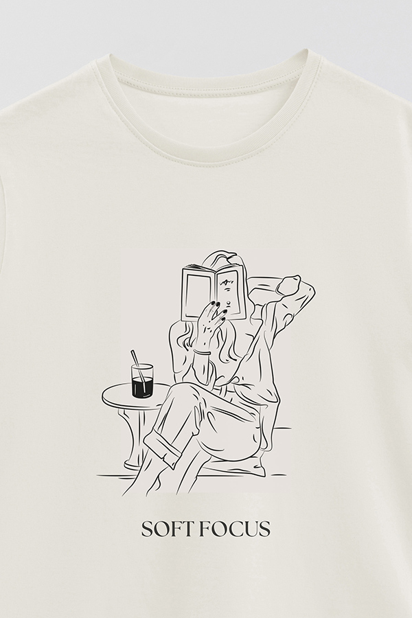 REMERA BASICA ESTAMPADA SOFT FOCUS