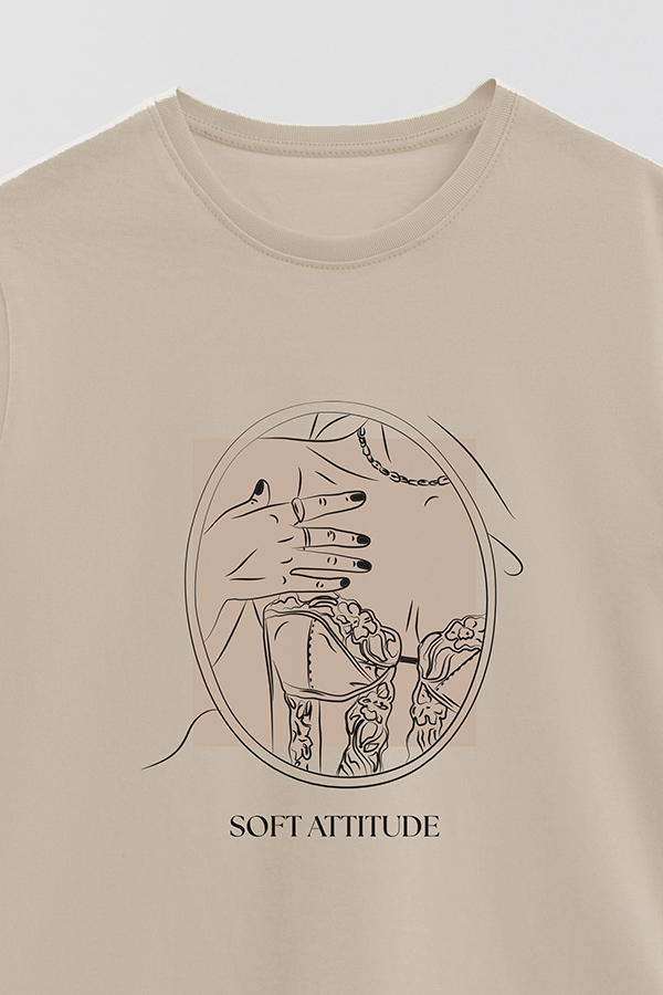 REMERA BASICA ESTAMPADA SOFT ATTITUDE