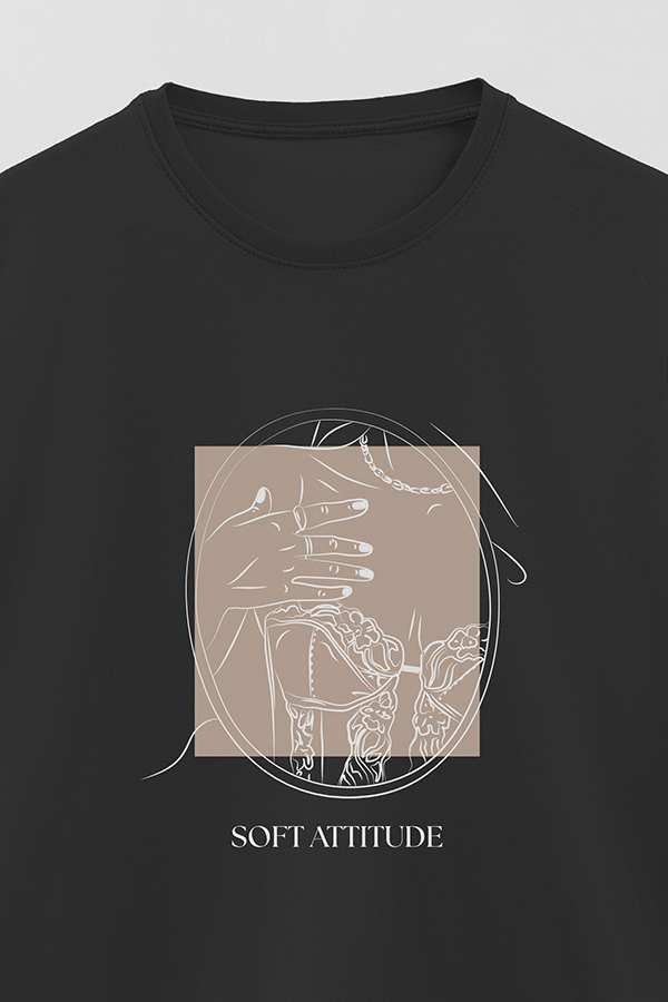 REMERA BASICA ESTAMPADA SOFT ATTITUDE