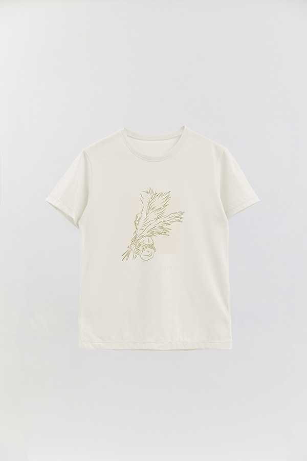REMERA BASICA ESTAMPADA SILENT POETRY