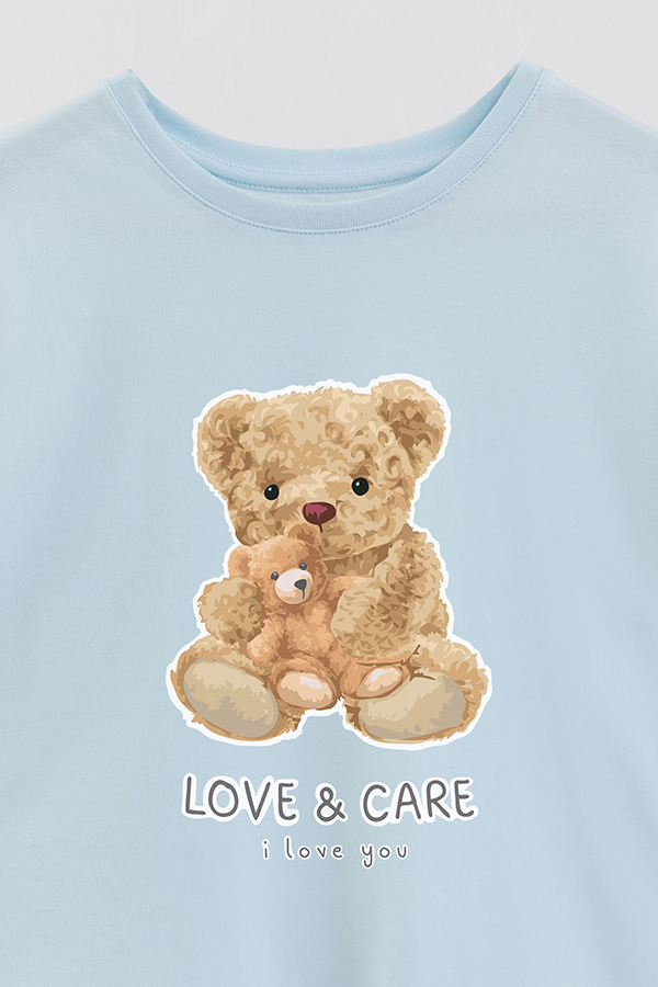 REMERA GB OVERSIZE LOVE AND CARE