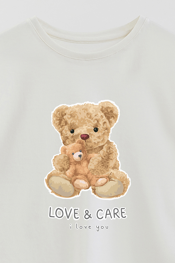 REMERA GB OVERSIZE LOVE AND CARE