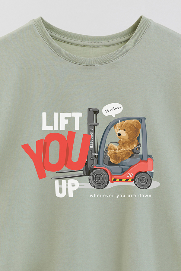 REMERA GB OVERSIZE LIFT YOU UP