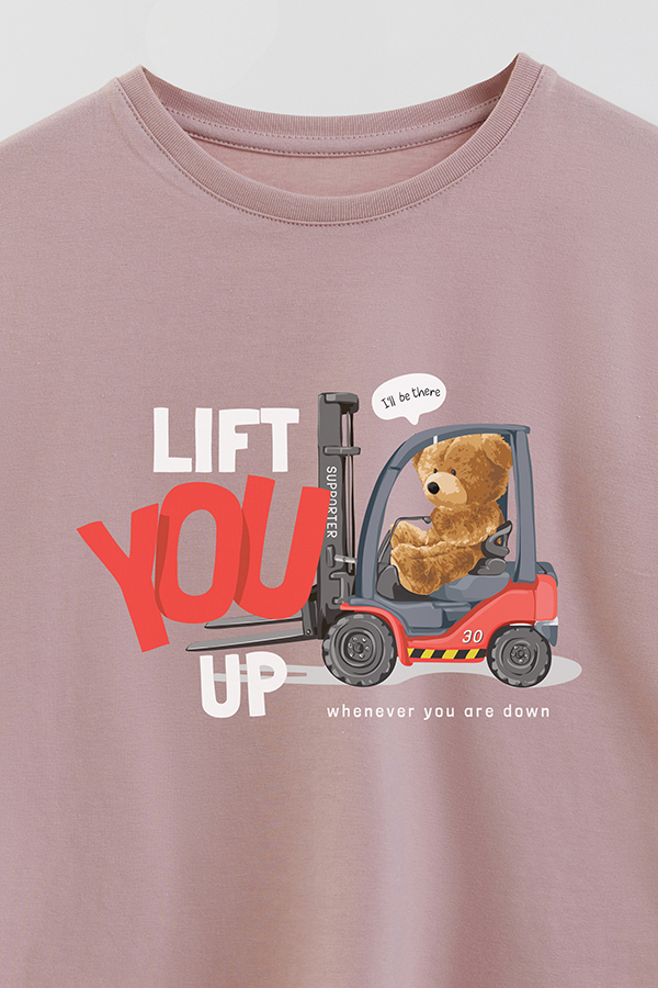 REMERA GB OVERSIZE LIFT YOU UP