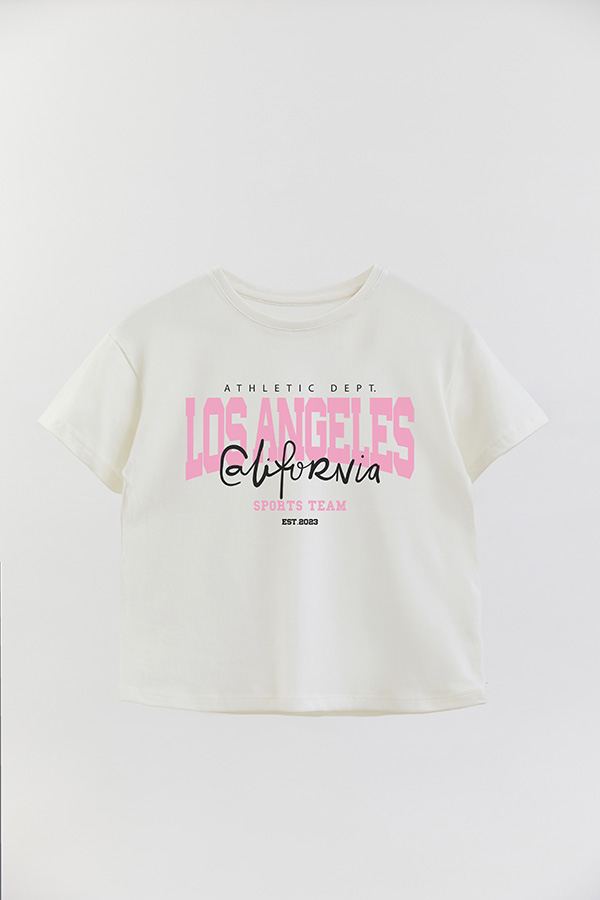 REMERA GIRL OVER LOS ANGELES CALIFORNIA 2