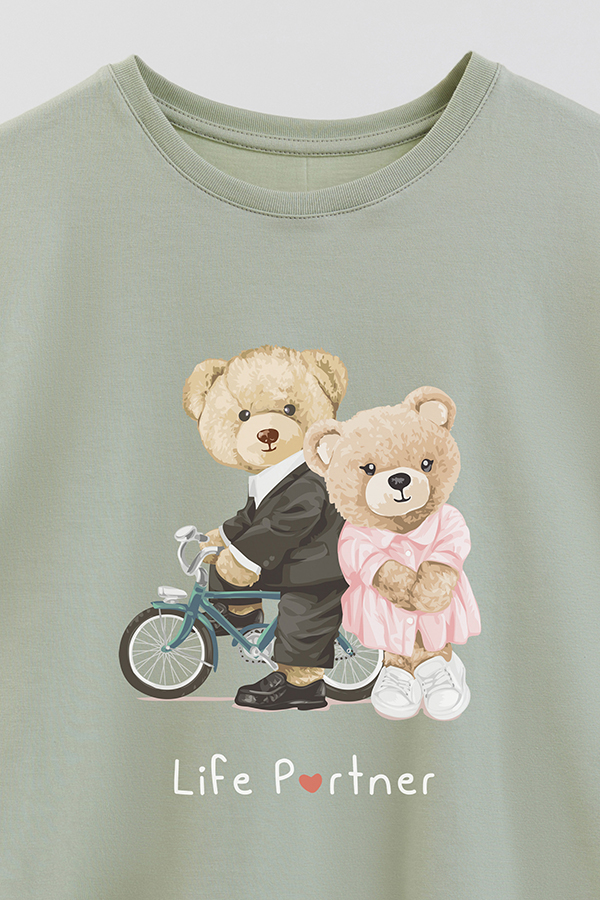 REMERA GB OVERSIZE LIFE PARTNER