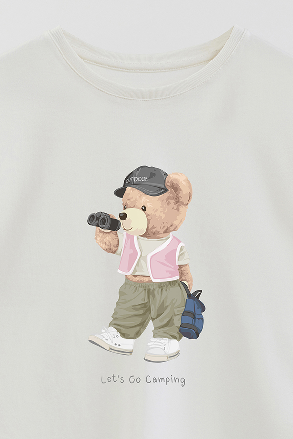 REMERA GB OVERSIZE LETS GO CAMPING