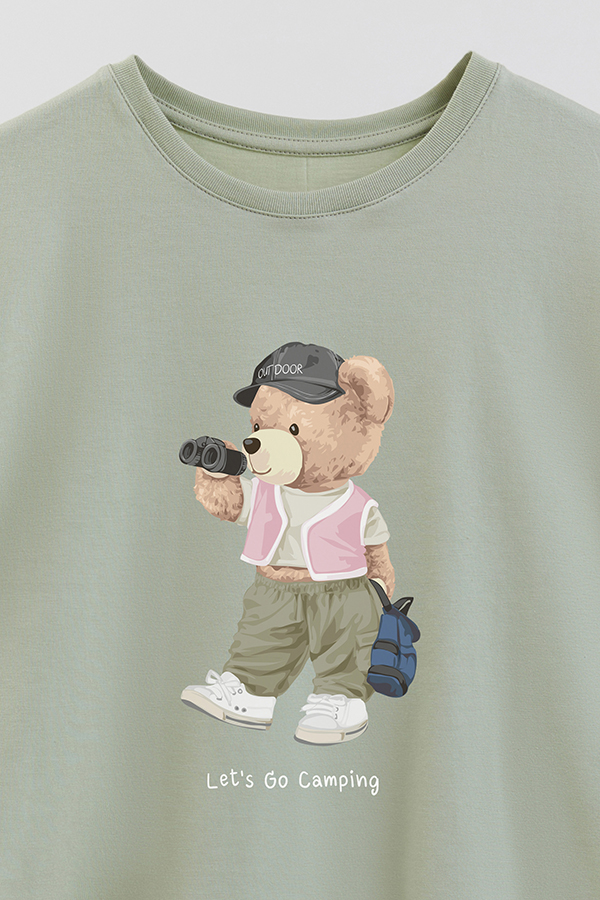 REMERA GB OVERSIZE LETS GO CAMPING
