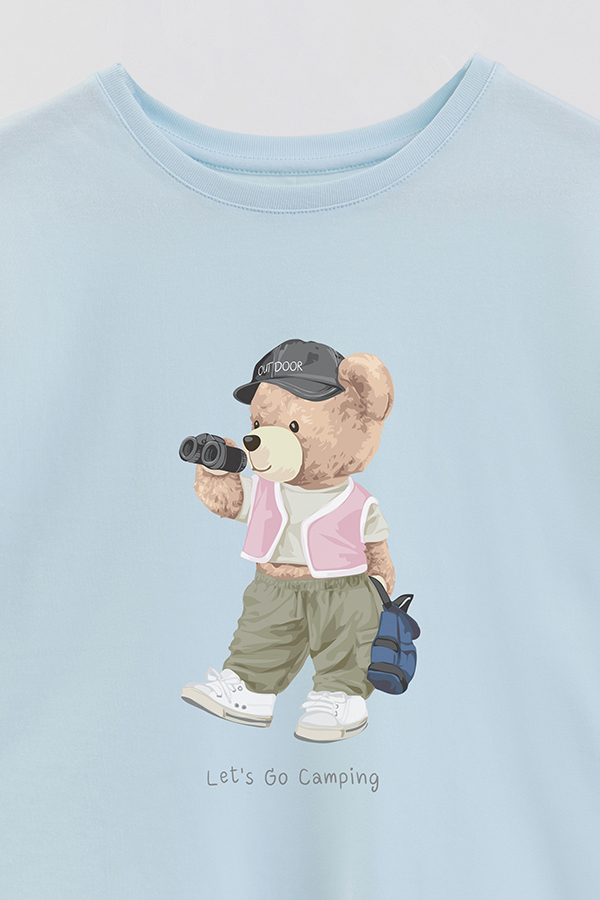 REMERA GB OVERSIZE LETS GO CAMPING