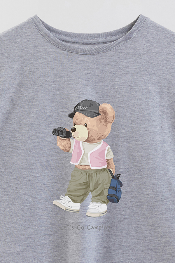 REMERA GB OVERSIZE LETS GO CAMPING