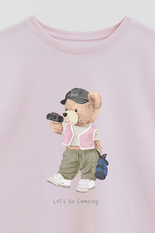 REMERA GB OVERSIZE LETS GO CAMPING