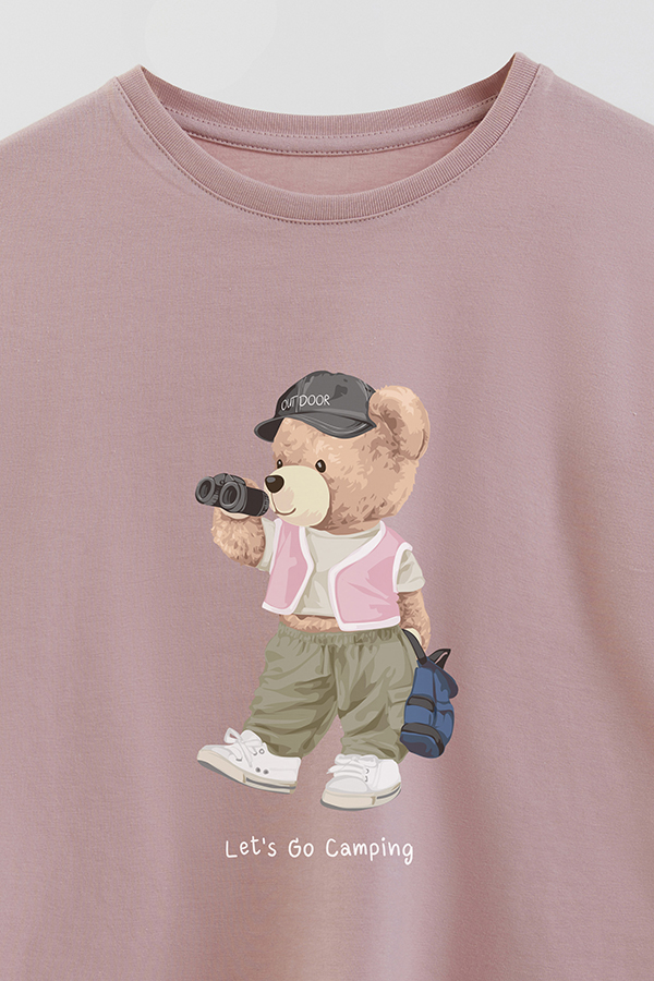 REMERA GB OVERSIZE LETS GO CAMPING
