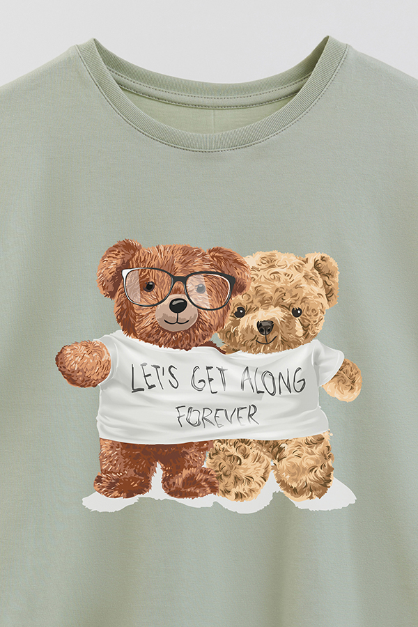 REMERA GB OVERSIZE LETS GET ALONG