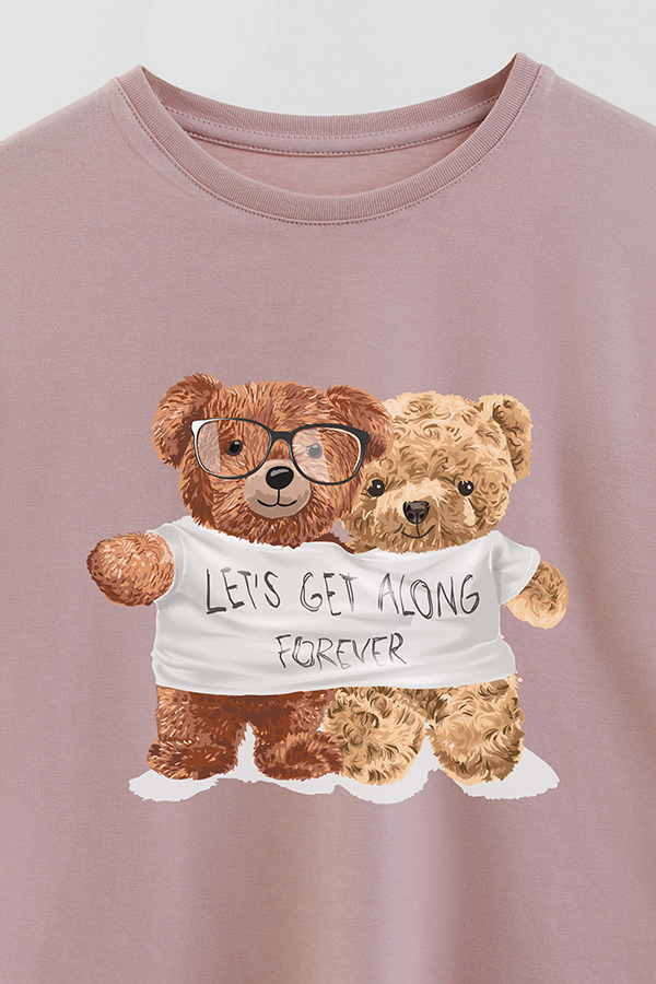 REMERA GB OVERSIZE LETS GET ALONG