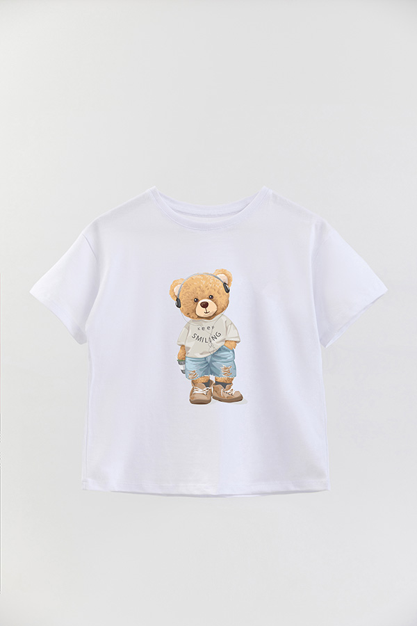REMERA GB OVERSIZE KEEP SMILING