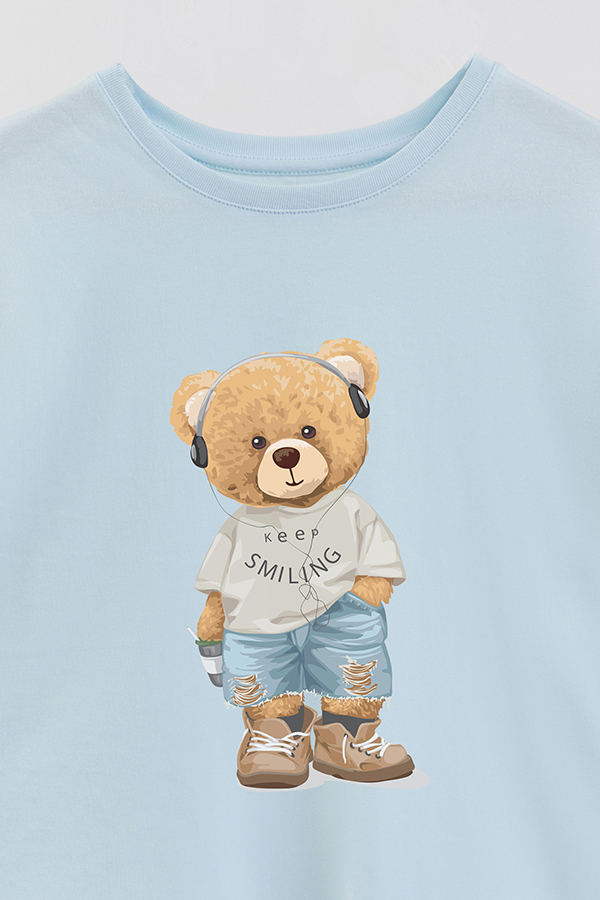 REMERA GB OVERSIZE KEEP SMILING