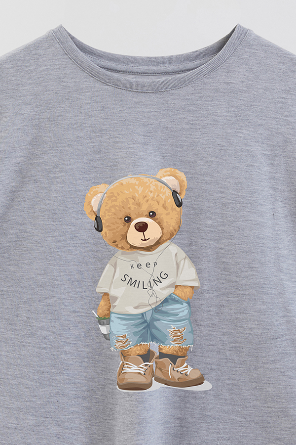 REMERA GB OVERSIZE KEEP SMILING