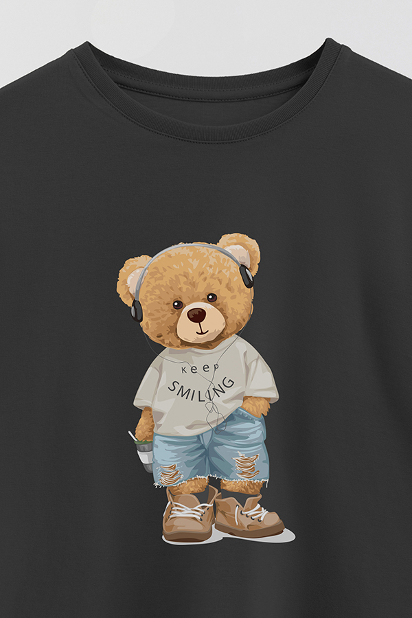 REMERA GB OVERSIZE KEEP SMILING